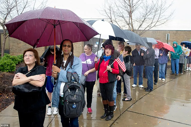 Cử tri Mỹ đi bỏ phiếu ở Virginia