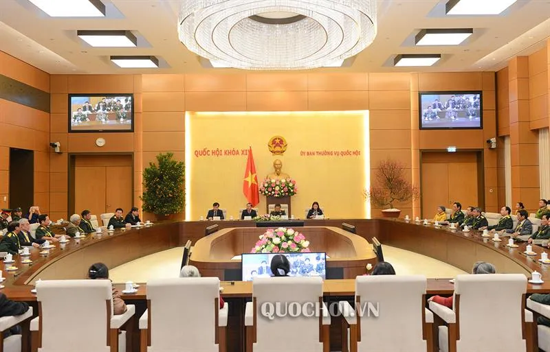  Phó Chủ tịch Quốc hội - Đại tướng Đỗ Bá Tỵ gặp mặt  thương binh, bệnh binh và gia đình liệt sỹ tiêu biểu