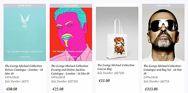 Đấu giá trực tuyến bộ sưu tập cá nhân của George Michael