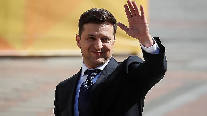 Tân Tổng thống Ukraine Volodymyr Zelensky. Ảnh: REUTERS