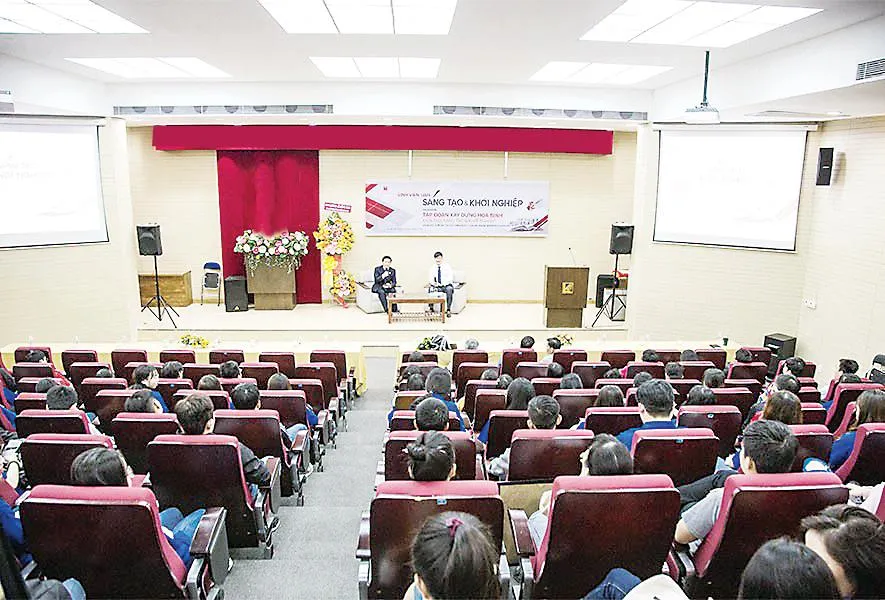 Chủ tịch HĐQT, Tổng Giám đốc Lê Viết Hải làm diễn giả chương trình Sáng tạo và Khởi nghiệp ảnh 3