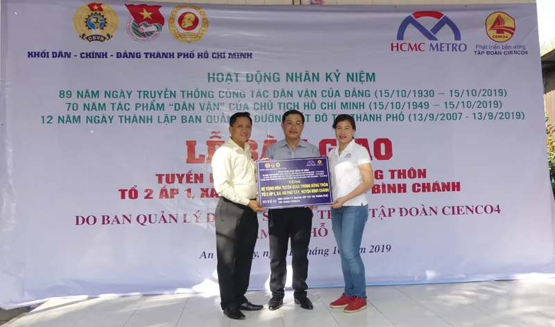 Khánh thành tuyến hẻm giao thông nông thôn tại huyện Bình Chánh ảnh 2