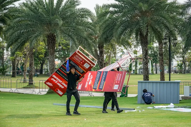 “Đột nhập” trước giờ G: Đại nhạc hội chào đón F1 đầu tiên sẽ có gì? ảnh 8