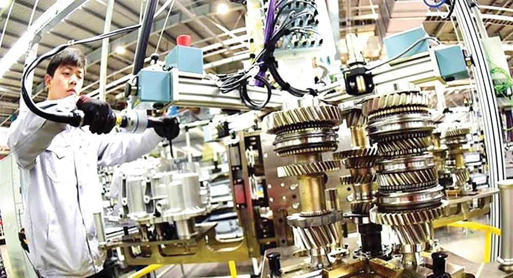 Một nhà máy sản xuất phụ tùng ô tô ở Trung Quốc. Ảnh: China Times