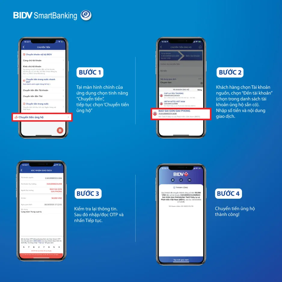BIDV và GRAB hưởng ứng vận động cứu trợ miền Trung ảnh 2