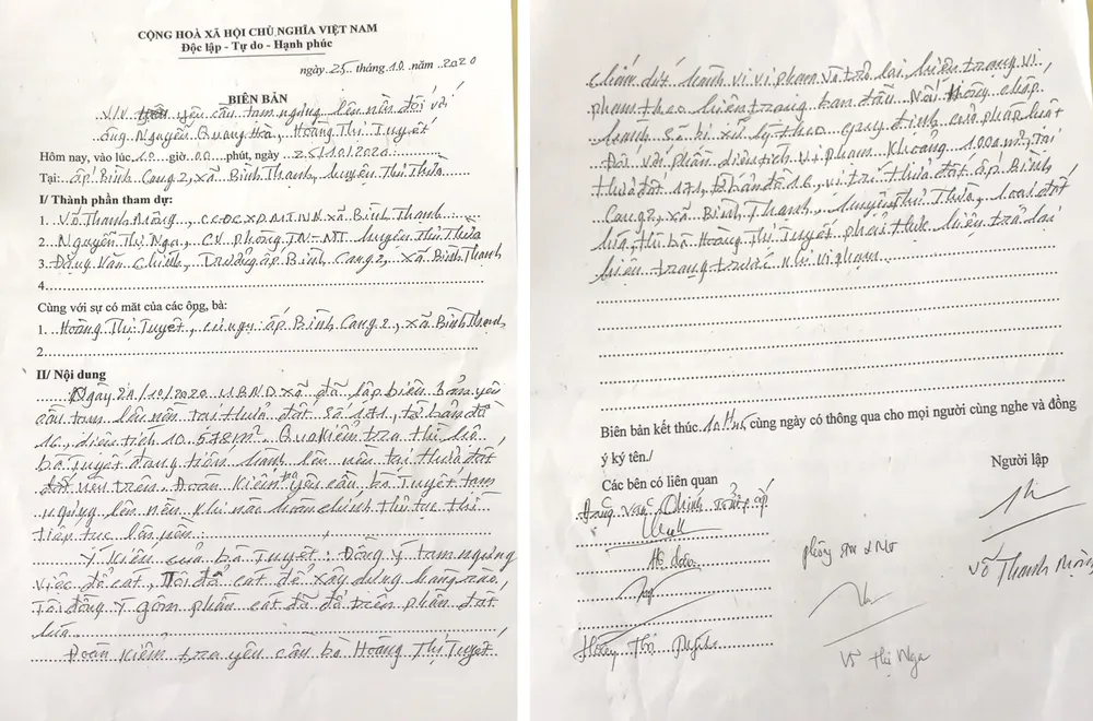 Ngang nhiên san lấp đất lúa để xây nhà máy  ảnh 1