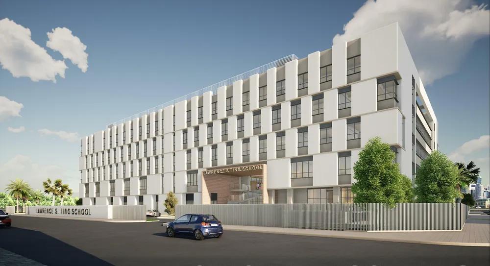 Phối cảnh trường THCS-THPT Đinh Thiện Lý 2