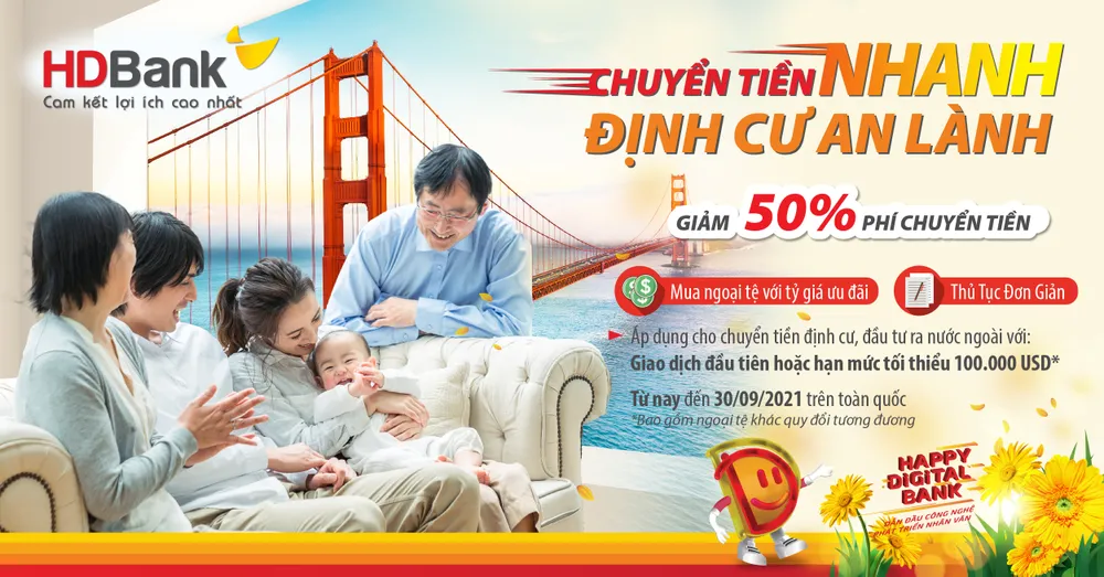 HDBank ưu đãi phí chuyển và tỷ giá mua ngoại tệ cho khách hàng cá nhân ảnh 1
