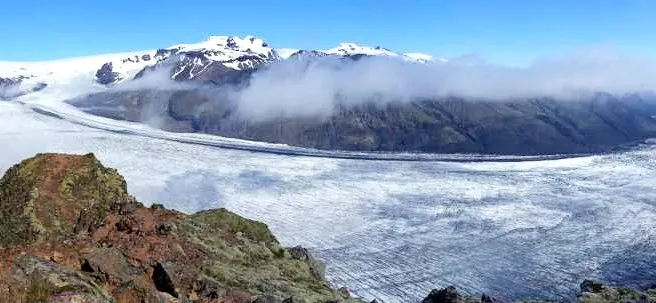 Sông băng Skaftafelljökul ở Iceland mất một lượng băng lớn trong hơn 20 năm qua