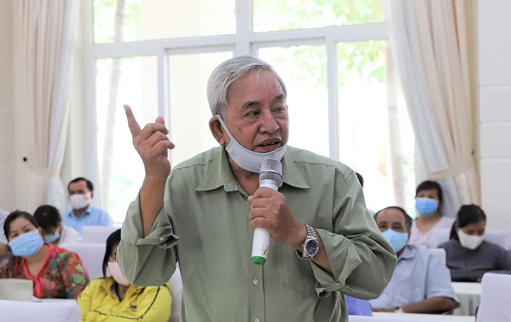 Cử tri mạnh mẽ góp tiếng nói với ứng cử viên  ảnh 1