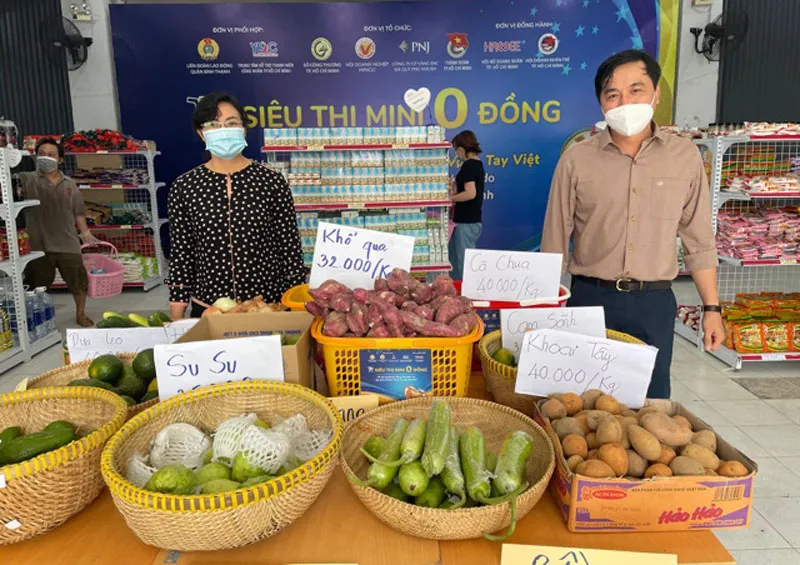 Nhân rộng mô hình siêu thị mini 0 đồng, lan tỏa nghĩa tình trong mùa dịch ảnh 2