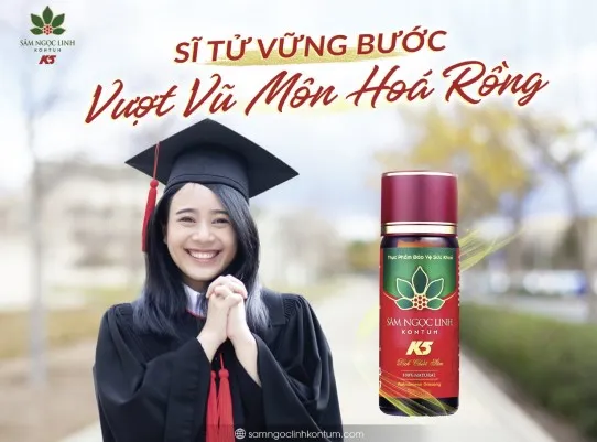 K5 - Dịch chiết Sâm Ngọc Linh: Đồng hành cùng sĩ tử vượt vũ môn hóa rồng ảnh 1