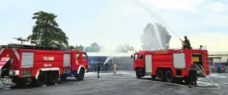 Vedan Việt Nam nâng cao kỹ năng phòng cháy chữa cháy cho hơn 100 cán bộ công nhân viên ảnh 6