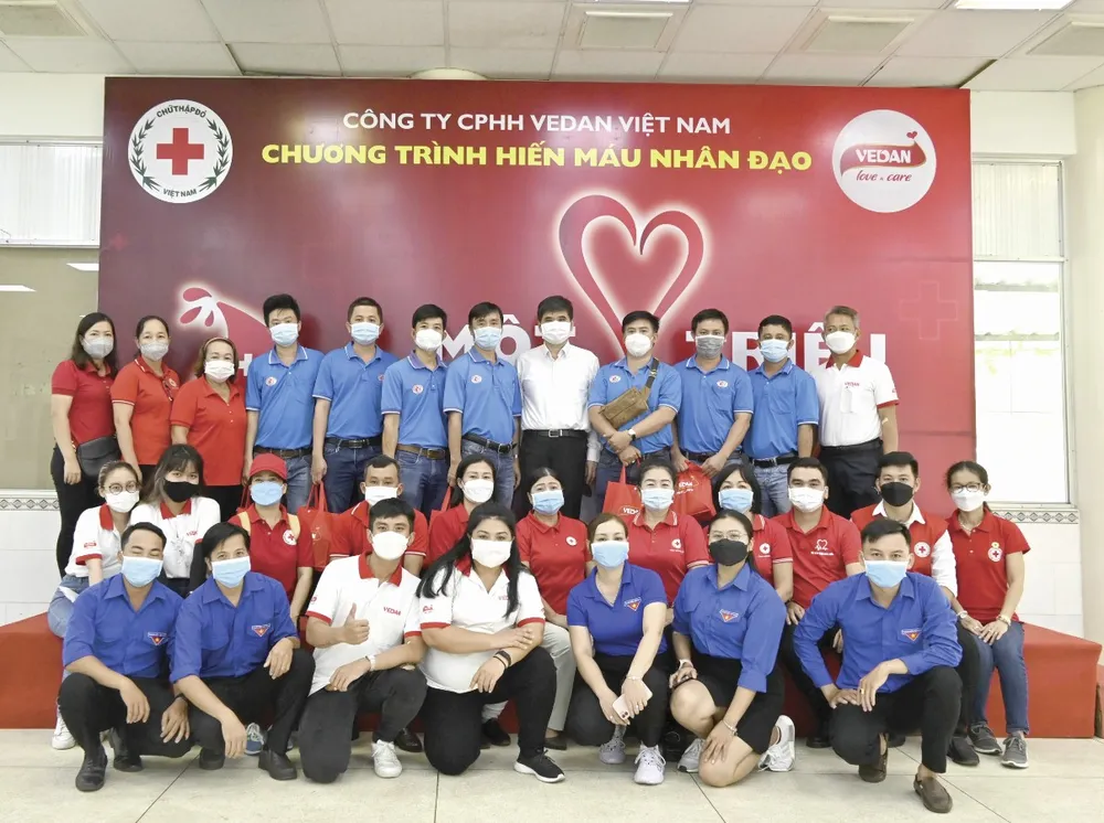 Công ty CPHH Vedan Việt Nam tổ chức chương trình hiến máu nhân đạo “một giọt máu - triệu tấm lòng”  ảnh 3