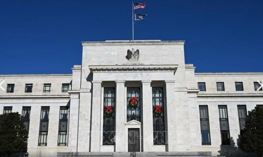 Trụ sở Cục Dự trữ Liên bang Mỹ ở Washington, DC. Ảnh: AFP/TTXVN