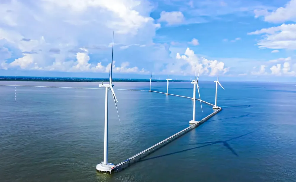 Cánh đồng điện gió tại Sóc Trăng