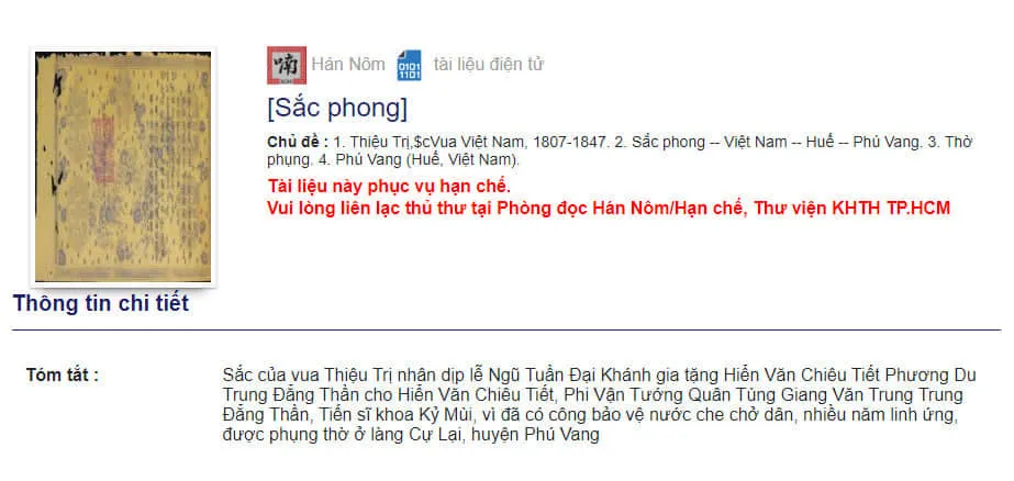 Lãng quên sắc phong các ngôi đình ảnh 2