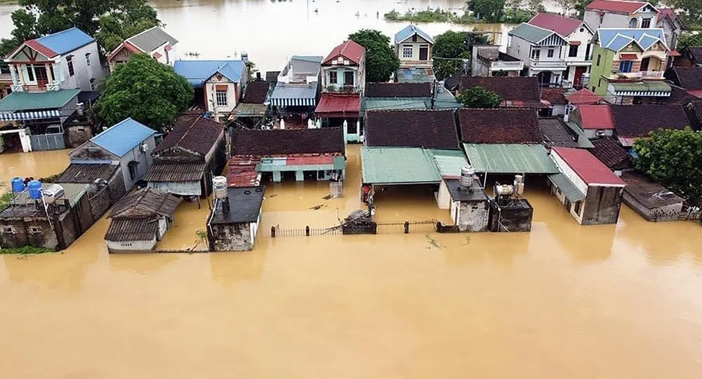 Miền Bắc mưa to, Hà Nội chạy lụt ảnh 1