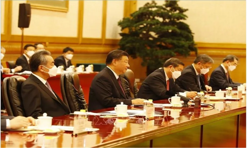 Tổng Bí thư Nguyễn Phú Trọng hội đàm với Tổng Bí thư, Chủ tịch nước CHND Trung Hoa Tập Cận Bình ảnh 3