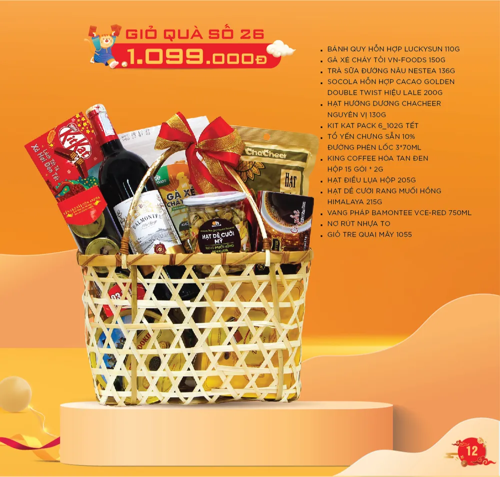 Đa dạng hình thức giỏ quà Tết tại hệ thống bán lẻ SATRA ảnh 2