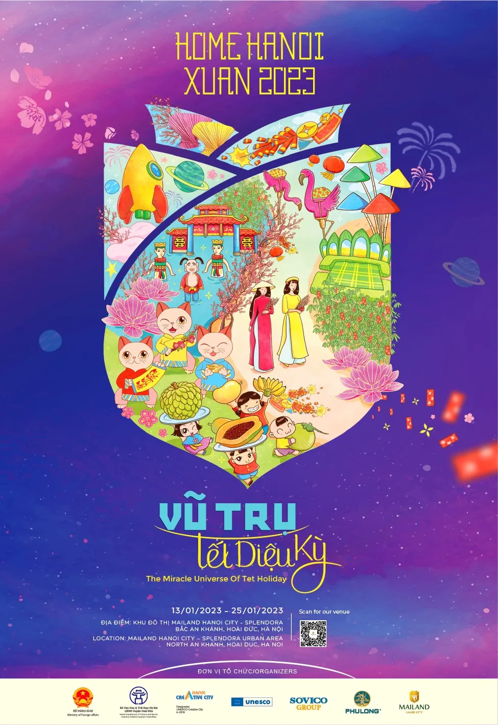 Đường hoa Home Hanoi Xuan 2023 sẽ là chuyến du hành đặc biệt đưa du khách đến với diệu kỳ tết Việt. Ảnh: Home Hanoi Xuan 2023 Đường hoa Home Hanoi Xuan 2023 sẽ là chuyến du hành đặc biệt đưa du khách đến với diệu kỳ tết Việt. Ảnh: Home Hanoi Xuan 2023