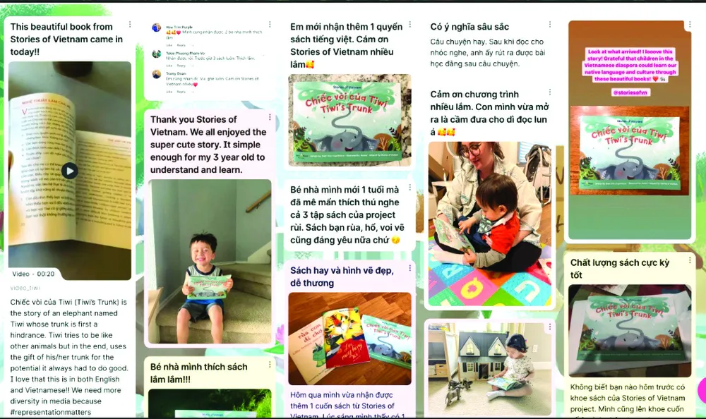 Những phản hồi tích cực dành cho ấn phẩm Chiếc vòi của Tiwi do dự án Stories of Vietnam thực hiện