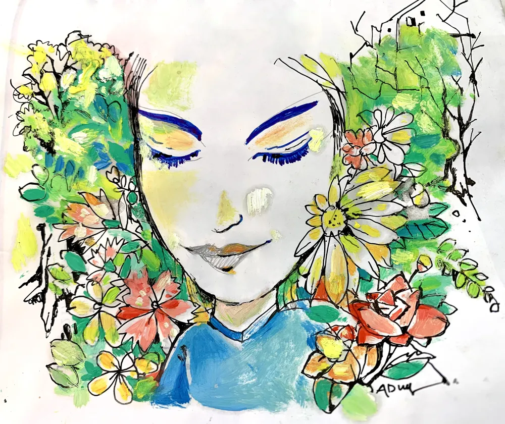 Mùa hoa về trên tay