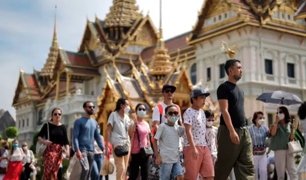 Du khách đến Bangkok, Thái Lan