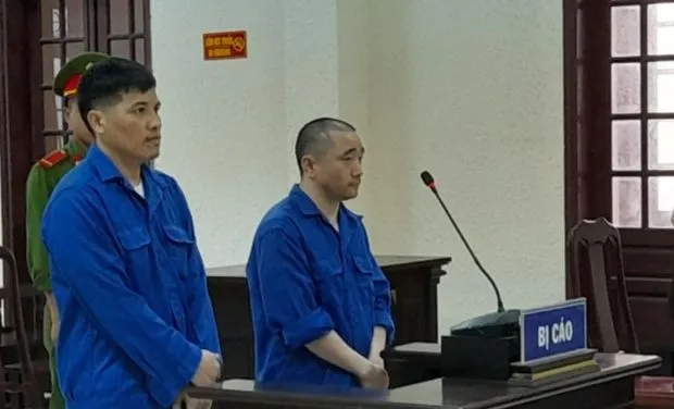 Các bị cáo tại phiên tòa 