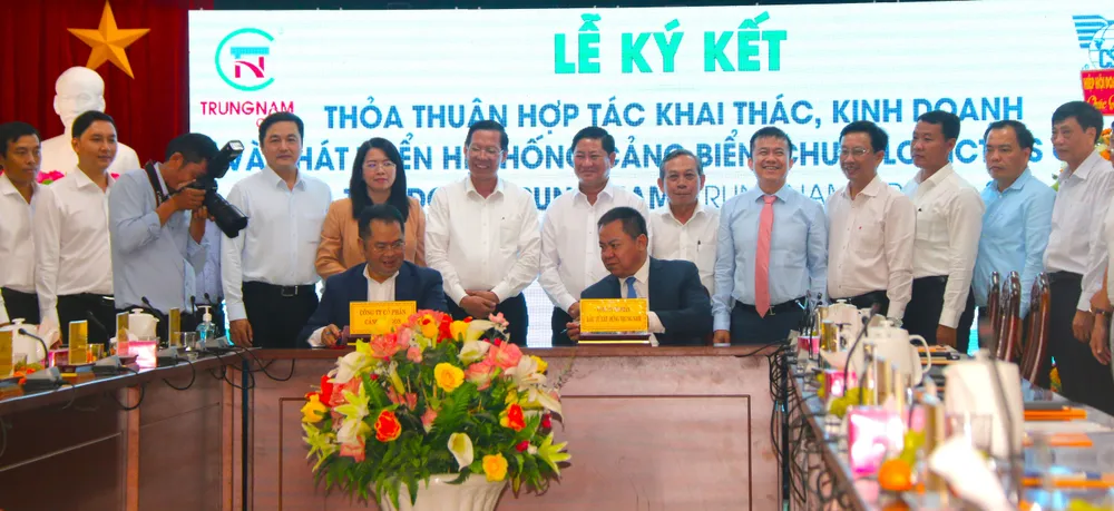 Ký kết hợp tác giữa cảng Sài Gòn và cảng Cà Ná