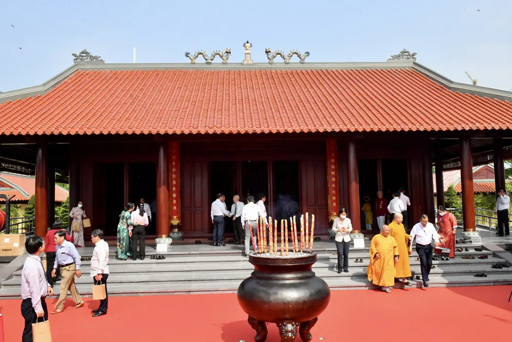 Đình thần An Khánh ngày lễ khánh thành. Ảnh: VIỆT DŨNG