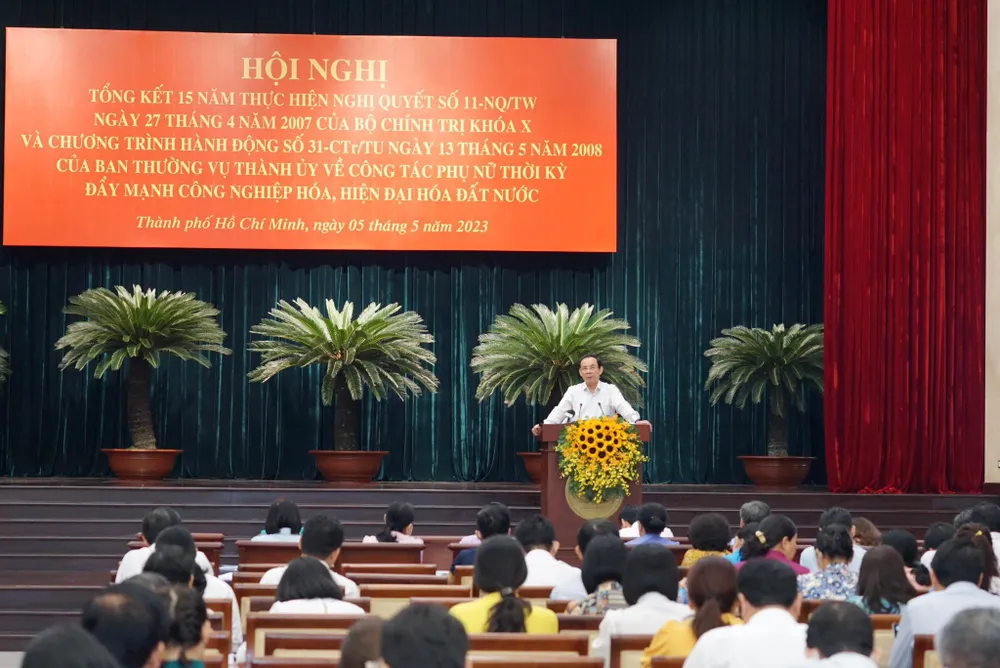 Quang cảnh hội nghị. Ảnh: HOÀNG HÙNG