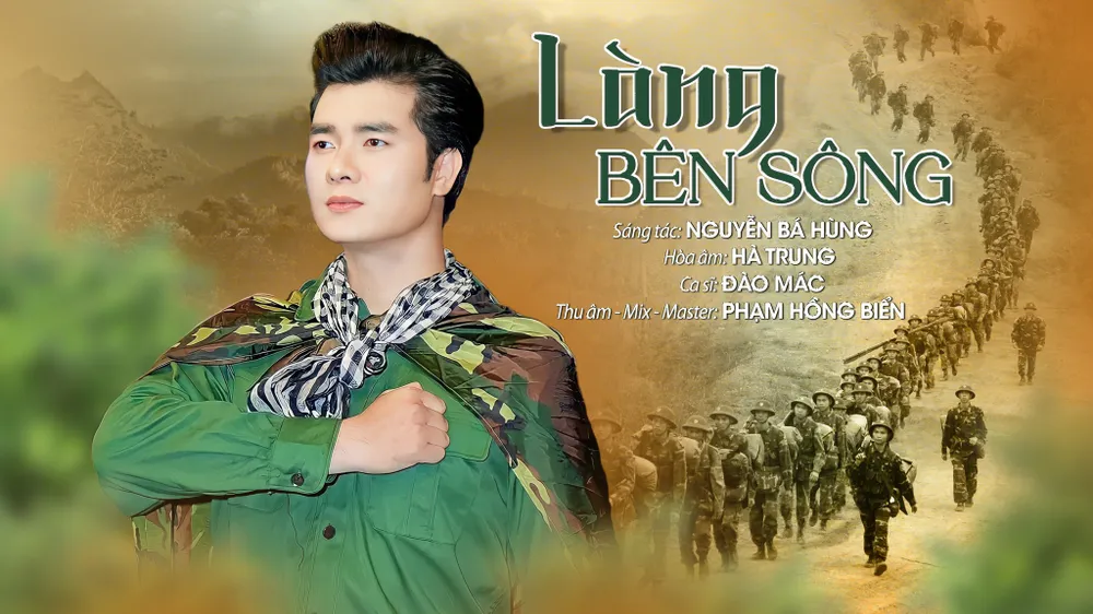 Ca sĩ Đào Mác xúc động thể hiện ca khúc "Làng bên sông"