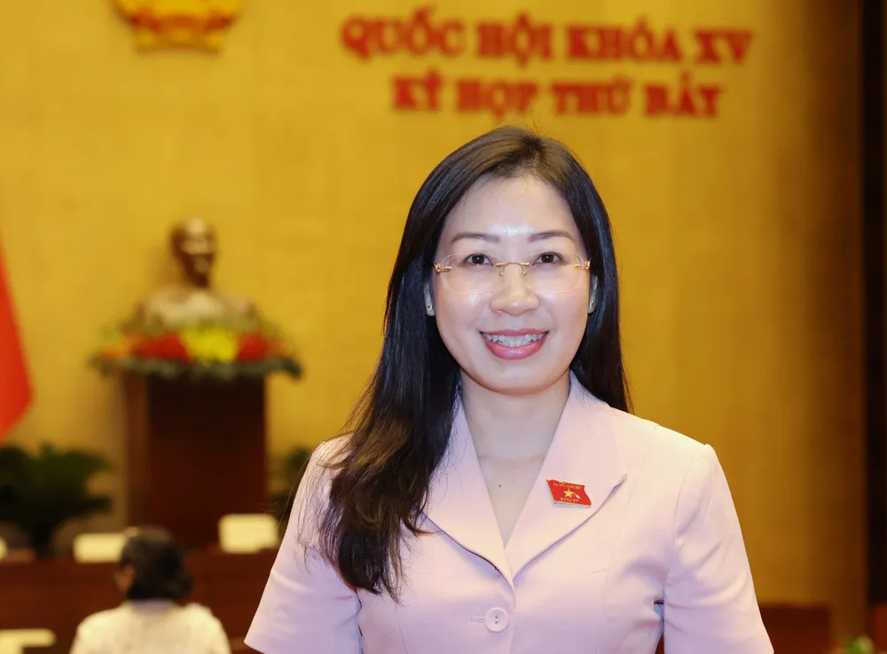 Anh1-Đại biểu Hoàng Thị Thanh Thúy (Tây Ninh). Ảnh QUANG PHÚC.jpg