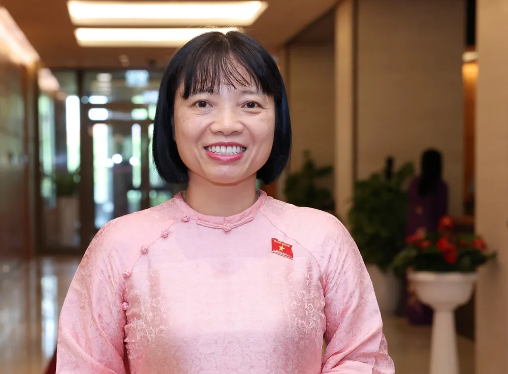 Anh3-Đại biểu Nguyễn Thị Việt Nga (Hải Dương). Ảnh QUANG PHÚC.jpg