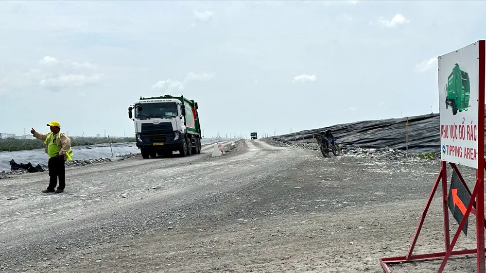 Khu liên hợp Xử lý chất thải Đa Phước. Ảnh: THANH HIỀN