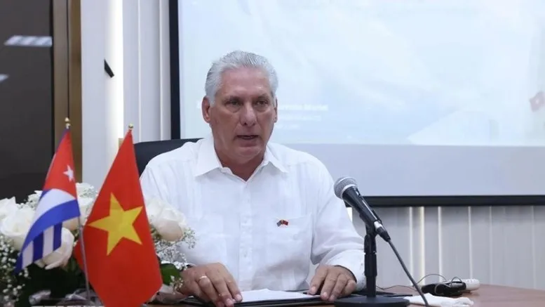 Bí thư Thứ nhất Ban Chấp hành Trung ương Đảng Cộng sản Cuba, Chủ tịch nước Cộng hòa Cuba Miguel Diaz-Canel Bermudez. Ảnh: TTXVN