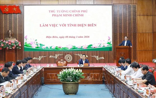 Quang cảnh cuộc làm việc. Ảnh: Dương Giang/TTXVN