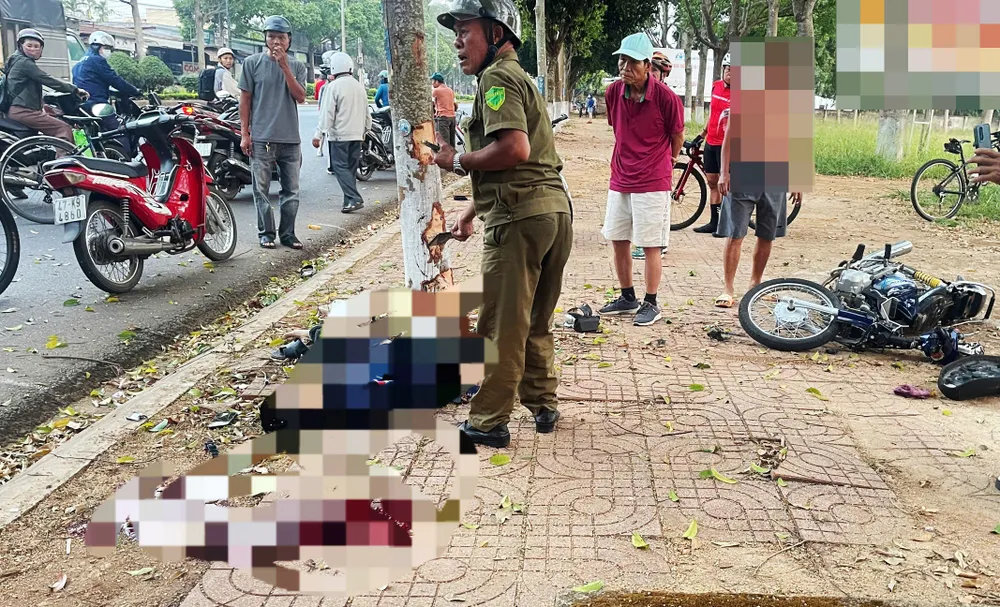 Hiện trường vụ tai nạn