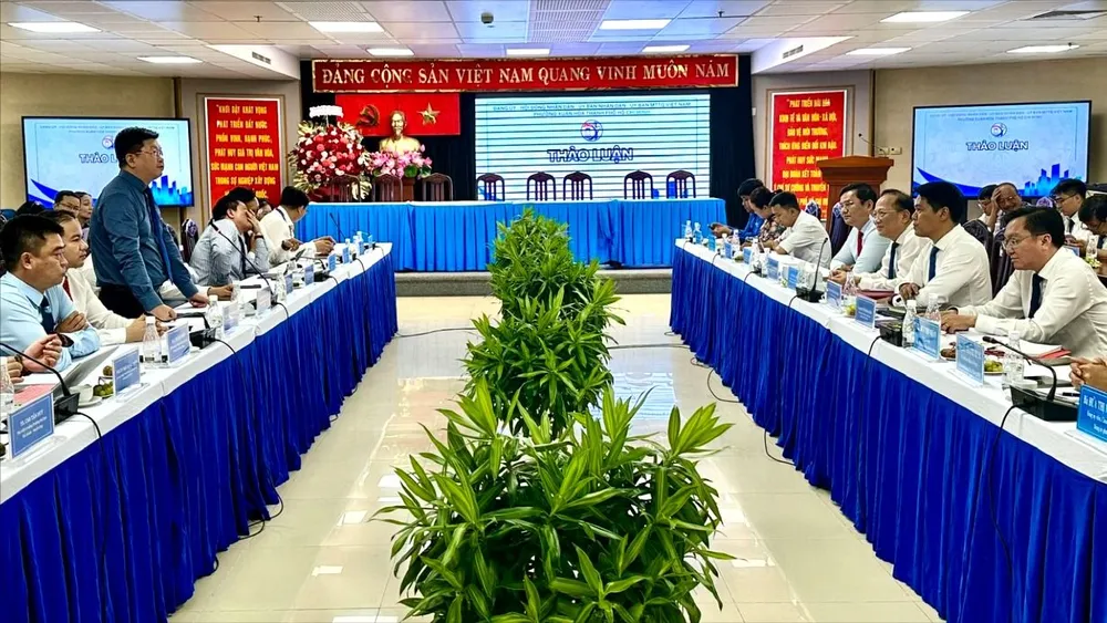 Đại diện các trường đại học phát biểu tại hội nghị ký kết ghi nhớ hợp tác. Ảnh: THANH HIỀN