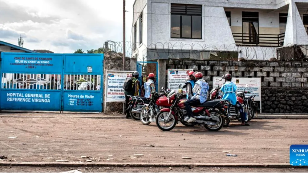 Một bệnh viện điều trị bệnh Ebola tại Cộng hòa Dân chủ Congo. Ảnh: XINHUA 