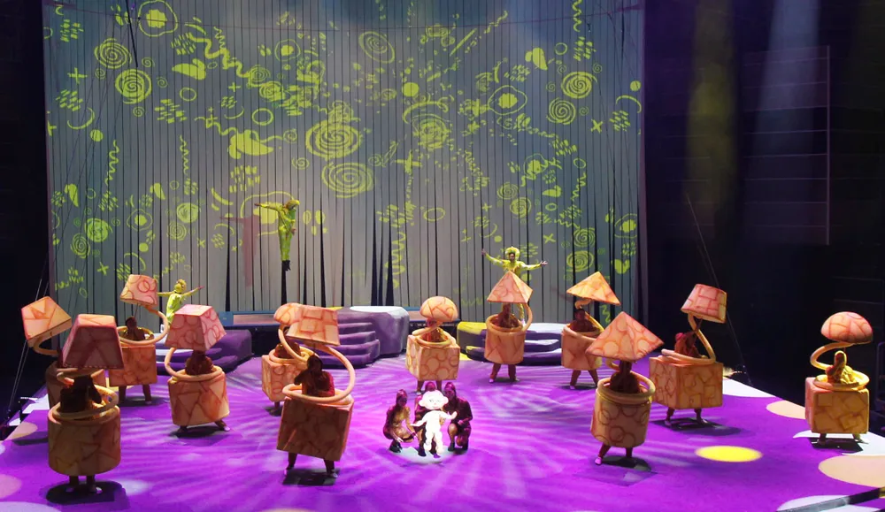 Chương trình nghệ thuật Mơ show diễn ra tại Rạp xiếc và biểu diễn đa năng Phú Thọ (phường Phú Thọ, TPHCM). Ảnh: DŨNG PHƯƠNG