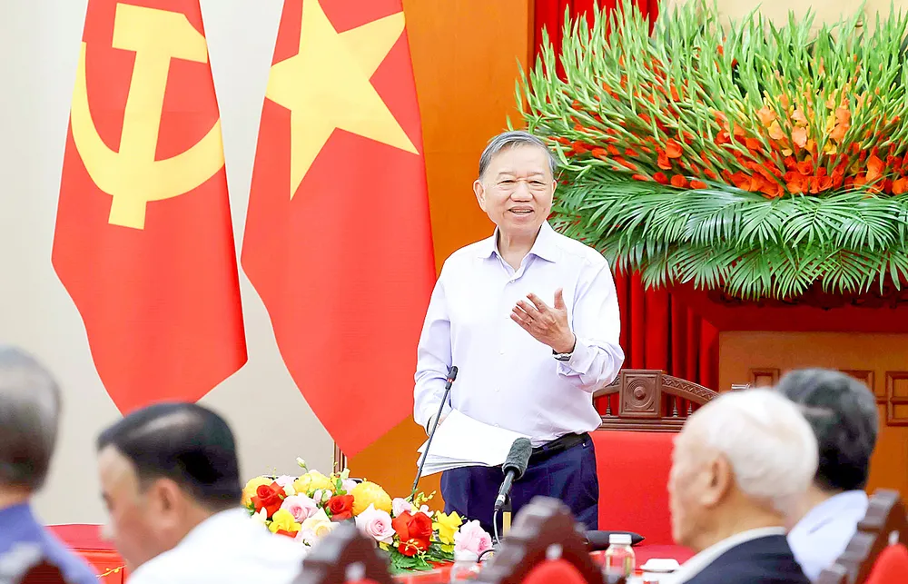 Tổng Bí thư, Chủ tịch nước Tô Lâm, Trưởng Ban Chỉ đạo, chủ trì phiên họp