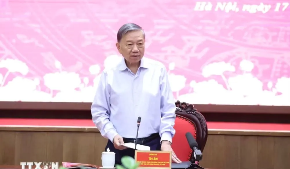 Tổng Bí thư, Chủ tịch nước Tô Lâm phát biểu. Ảnh: TTXVN