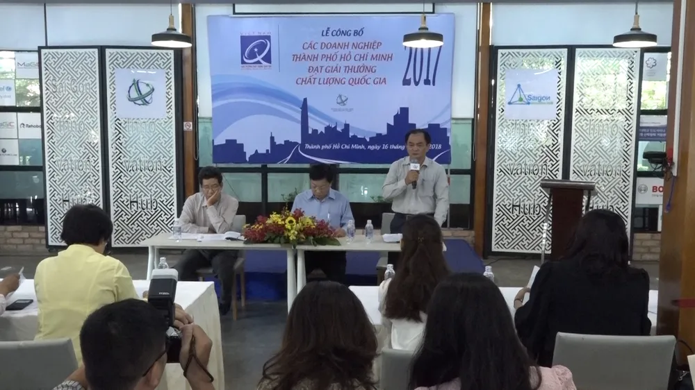 Vinh danh các DN TPHCM đạt giải thưởng chất lượng quốc gia 2017