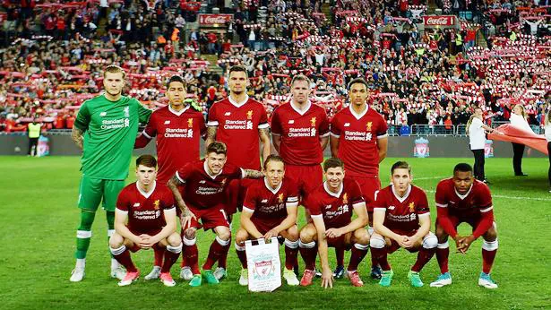 Đội hình giao hữu của Liverpool trước FC Sydney
