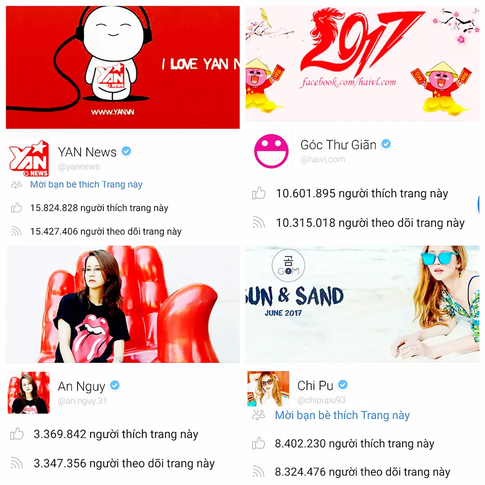 Facebook đã làm nên thương hiệu của nhiều cá nhân