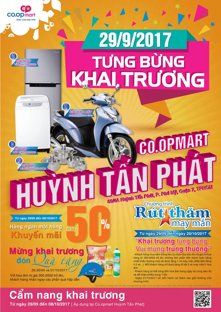 Co.opmart Huỳnh Tấn Phát sẽ giảm giá mạnh và tặng Honda SH Mode dịp khai trương ảnh 3