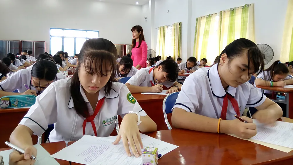 Thí sinh quận Tân Bình tại vòng thi cấp quận