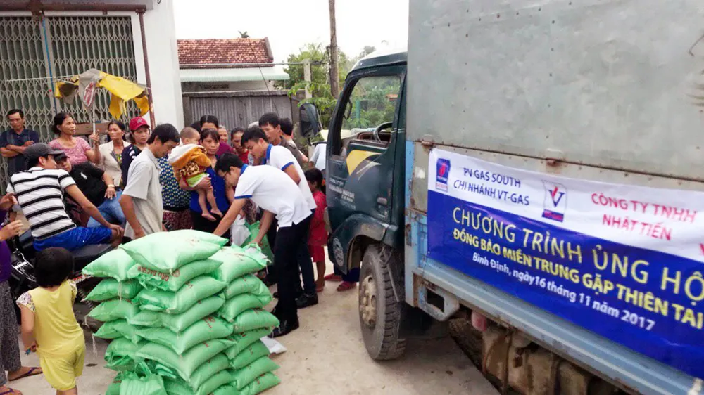 Hoạt động an sinh xã hội chào mừng Tháng Dầu khí Việt Nam ảnh 1
